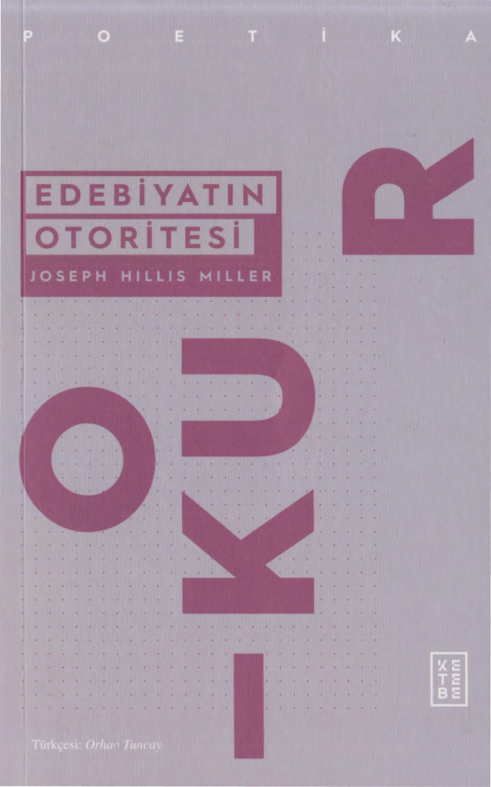 Edebiyatın Otoritesi PDF – Joseph Hillis Miller