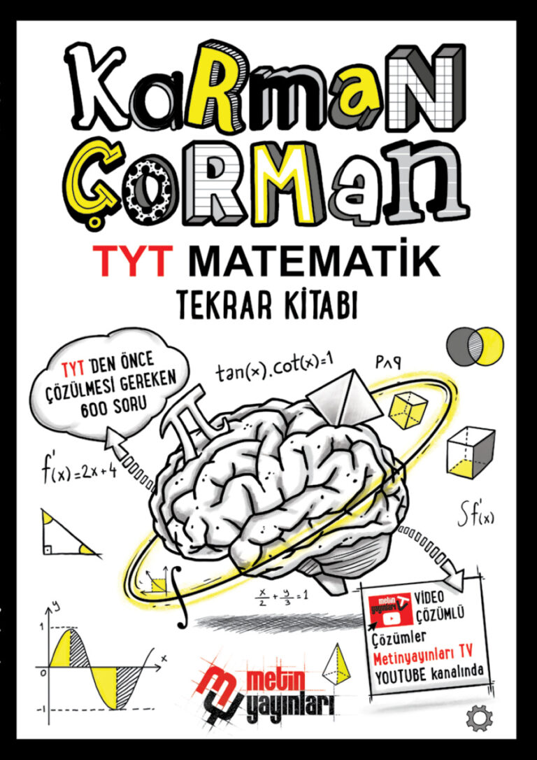 KARMAN ÇORMAN TYT MATEMATİK TEKRAR KİTABI Metin Yayınları 2025 Kitap Kapağı