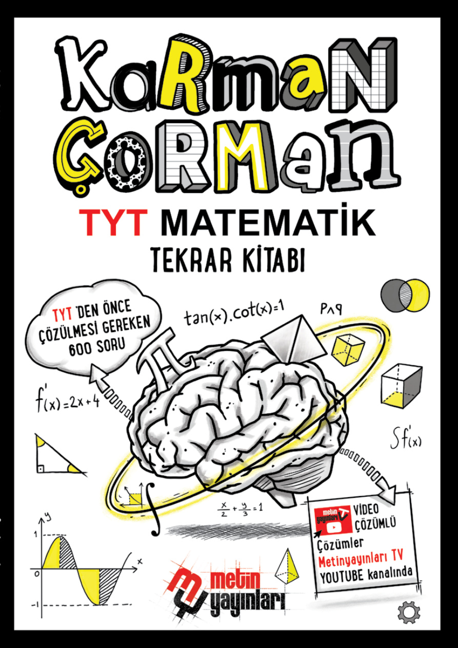 KARMAN ÇORMAN TYT MATEMATİK TEKRAR KİTABI PDF İndir – Metin Yayınları Komisyon
