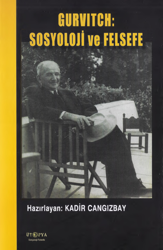 Gurvitch Sosyolojisi PDF – Kadir Cangızbay