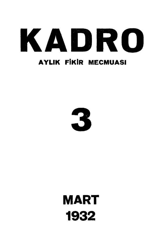 Kadro Dergisi Sayı 03-06 PDF – Kolektif