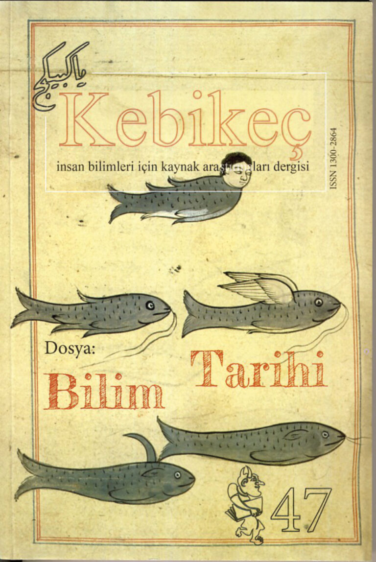 Kebikeç Sayı 047 Bilim Tarihi 1 2019 Kitap Kapağı