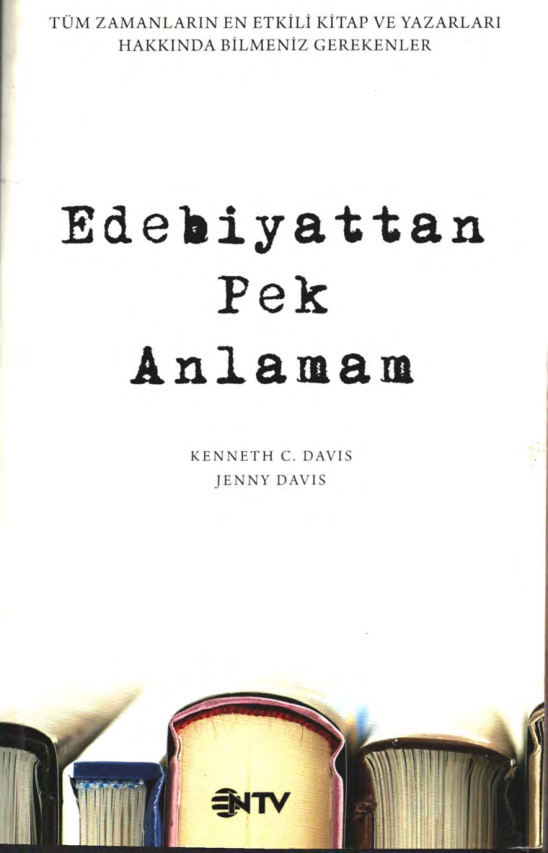 Edebiyattan Pek Anlamam PDF – Kenneth C. David, Jenny Davis