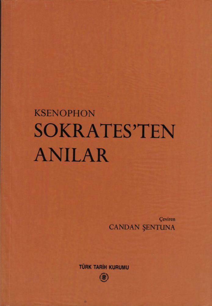 Sokrates’ten Anılar PDF – Ksenophon
