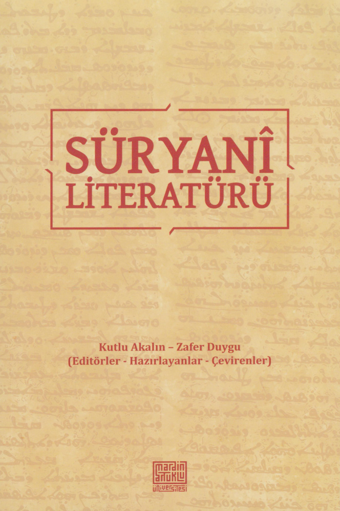 Süryani Literatürü PDF – Kutlu Akalın, Zafer Duygu
