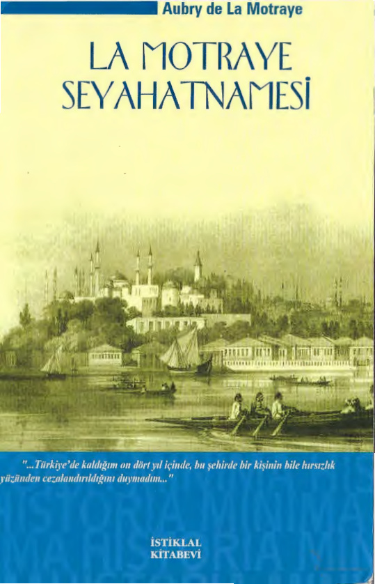 La Motraye Seyahatnamesi PDF – Aubry de La Motraye