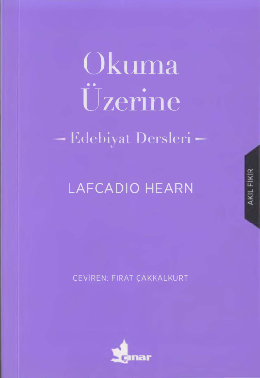 Okuma Üzerine Edebiyat Dersleri PDF – Lafcadio Hearn