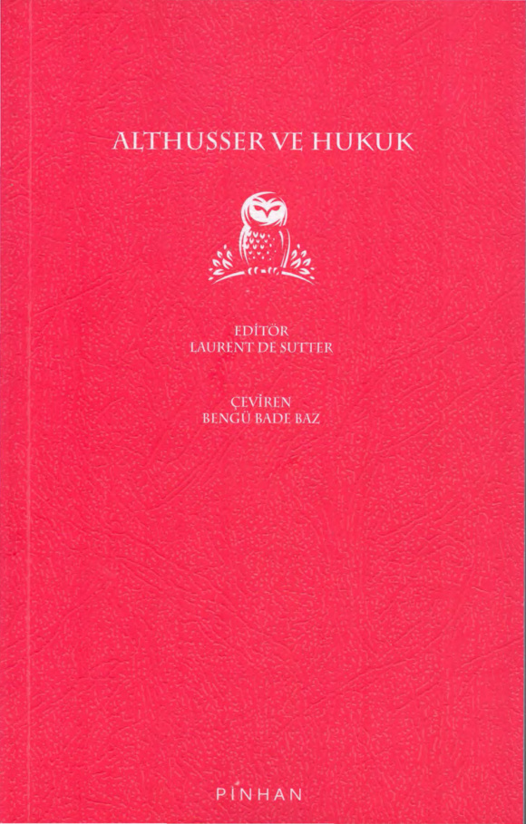 Althusser ve Hukuk PDF – Laurent de Sutter