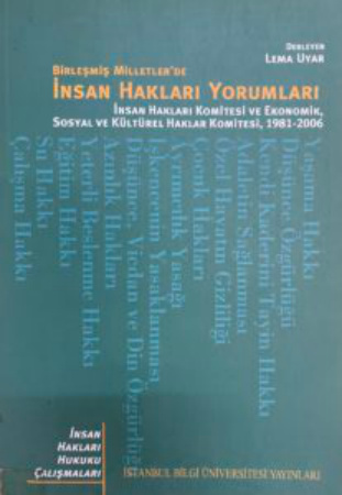 Birleşmiş Milletler’de İnsan Hakları Yorumları PDF – Leman Uyar