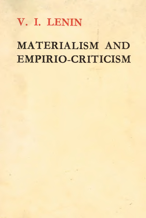 Materialism and Empirio-Criticism PDF – V. I. Lenin