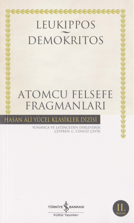 Atomcu Felsefe Fragmanları PDF – Leukippos, Demokritos