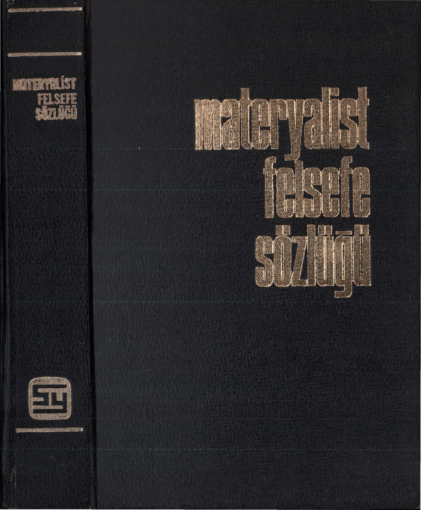 Materyalist Felsefe Sözlüğü PDF – M. Rosenthal, P. Yudin