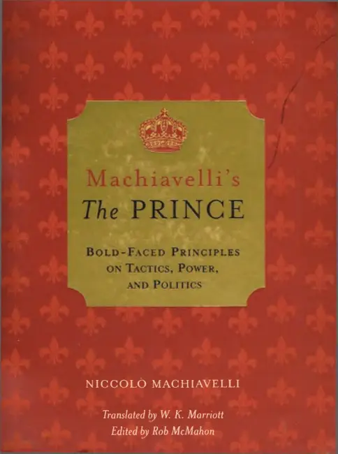 Machiavelli The Prince Kitap Kapağı