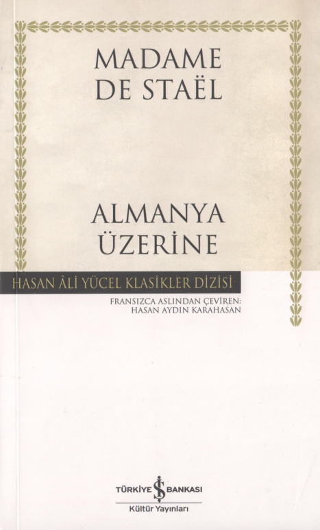 Almanya Üzerine PDF – Madame de Staël