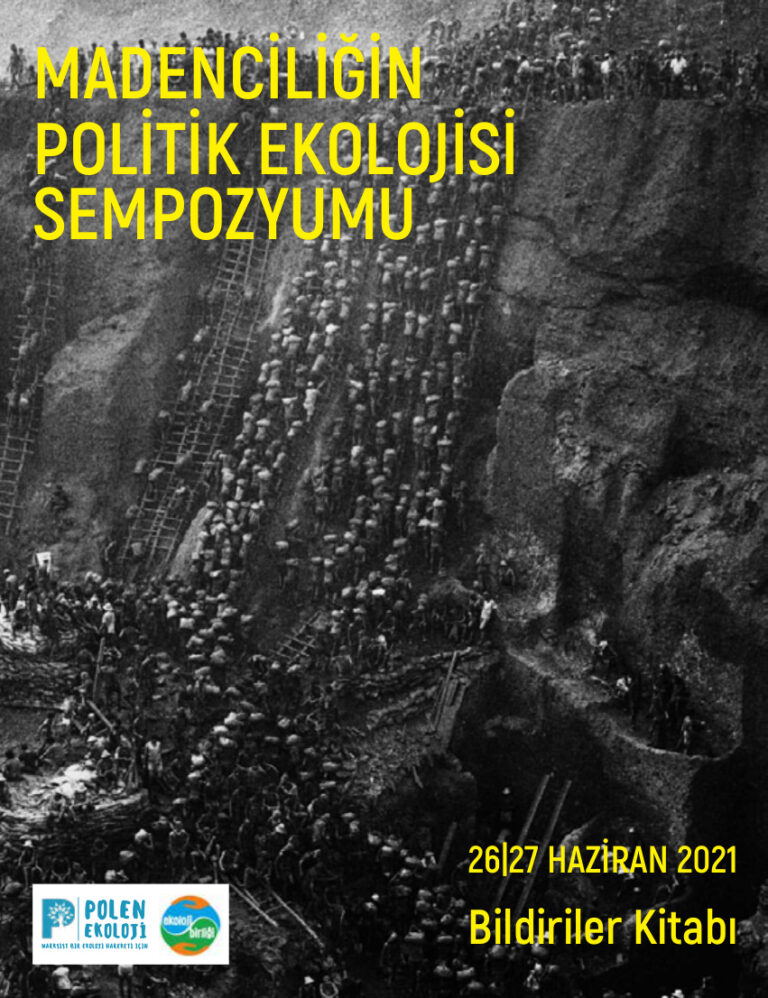 Madenciliğin Politik Ekoloji Sempozyumu Kitap Kapağı