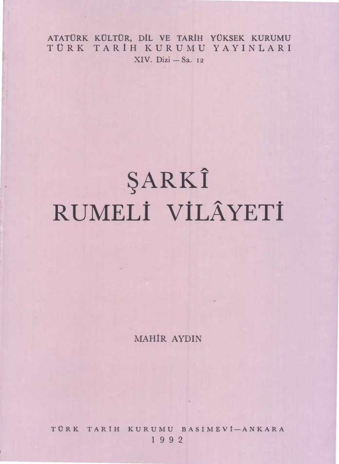 Şarki Rumeli Vilayeti PDF - Mahir Aydın 2 Şarki Rumeli Vilayeti PDF – Mahir Aydın