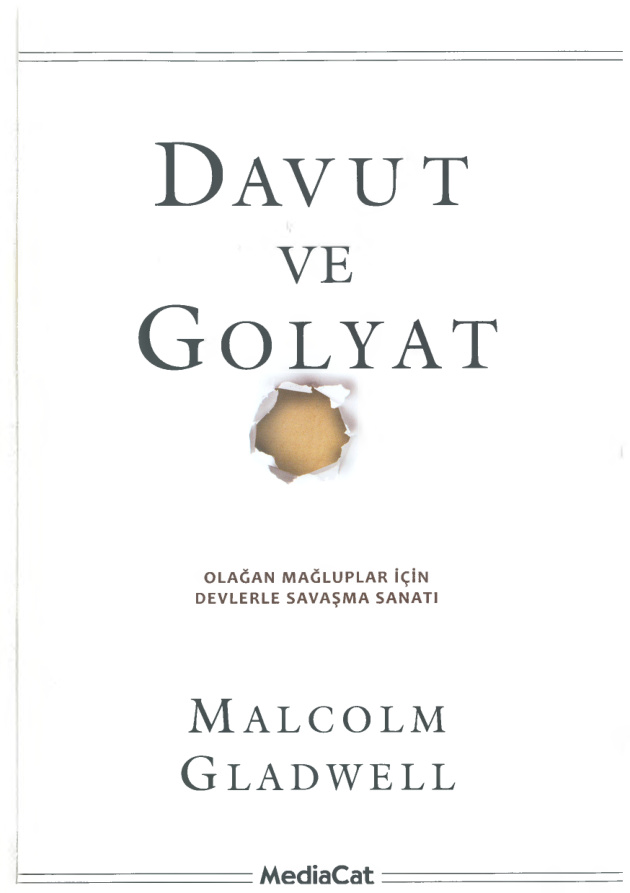Davut ve Golyat PDF – Malcolm Gladwell