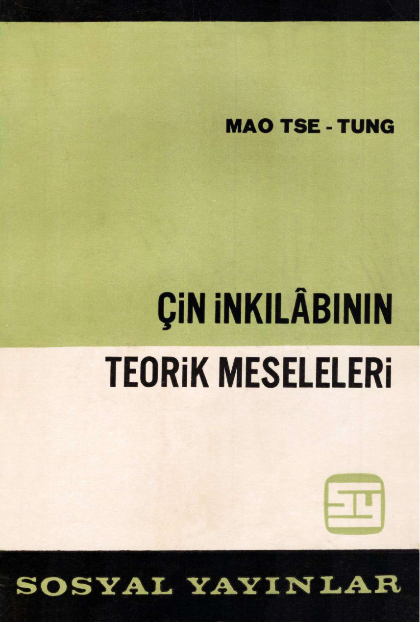 Çin İnkılabının Teorik Meseleleri PDF – Mao Tse-Tung