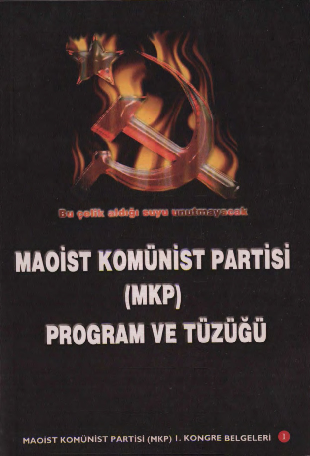 Maoist Komünist Partisi (MKP) Program ve Tüzüğü PDF – MKP