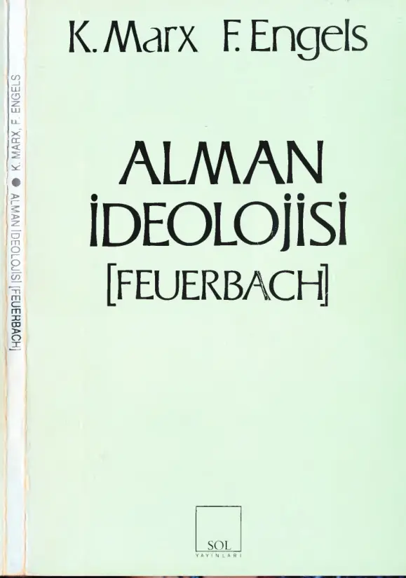 Alman İdeolojisi (Sol) PDF – Karl Marx, Friedrich Engels