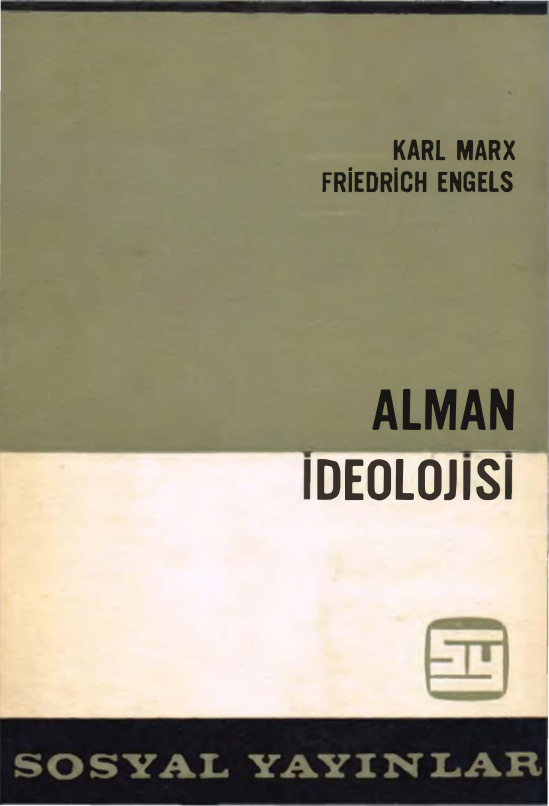 Alman İdeolojisi (Sosyal) PDF – Karl Marx, Friedrich Engels