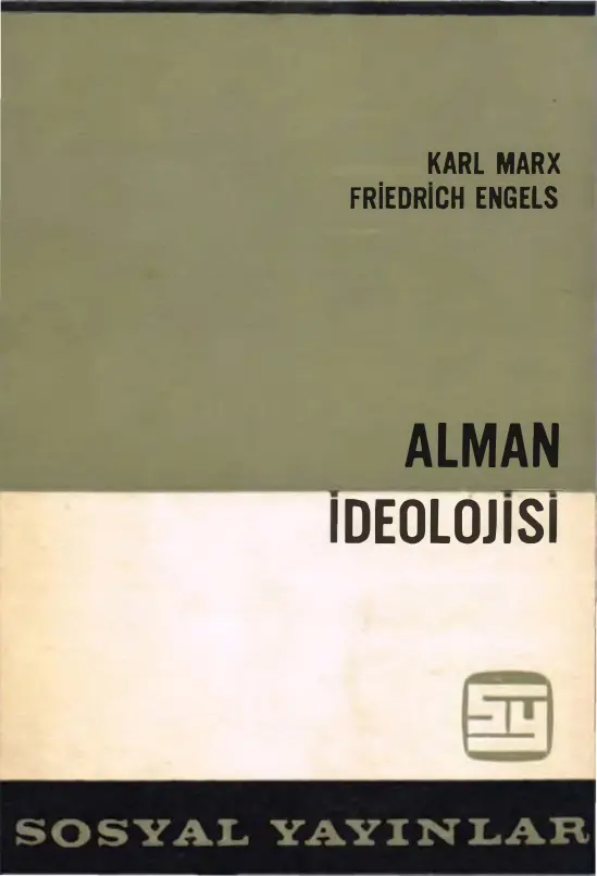Alman İdeolojisi (Sosyal) PDF – Karl Marx, Friedrich Engels