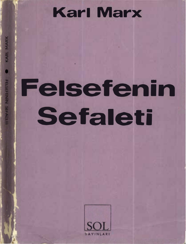 Felsefenin Sefaleti PDF – Karl Marx
