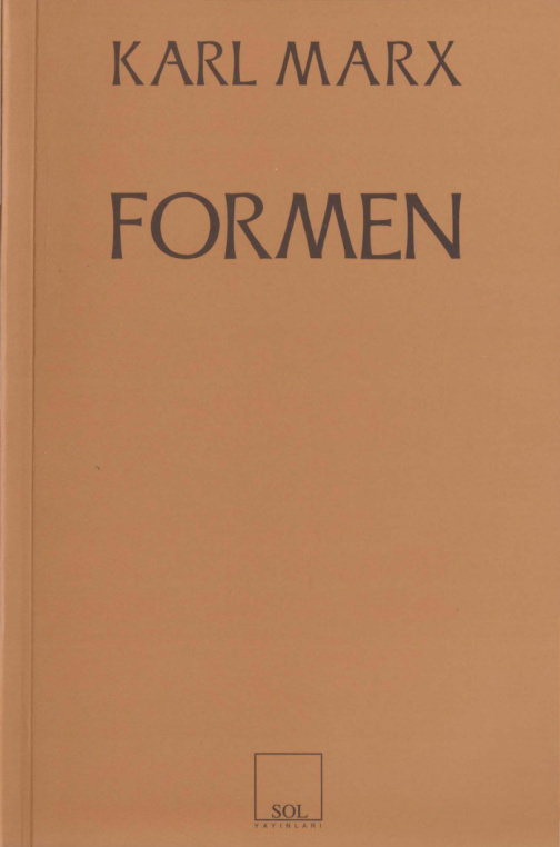 Formen PDF – Karl Marx