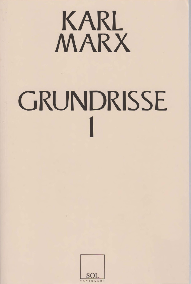 Grundrisse I PDF – Karl Marx