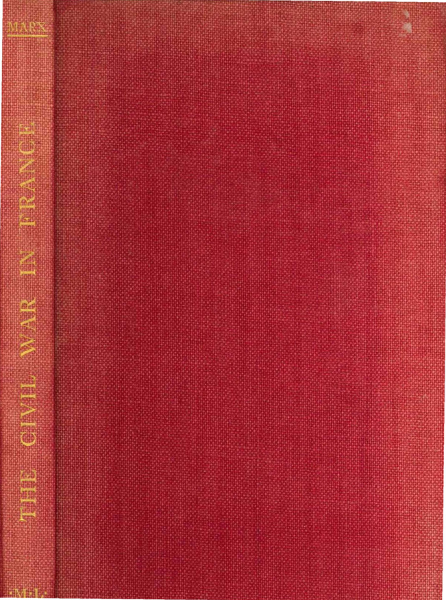 The Civil War in France PDF – Karl Marx