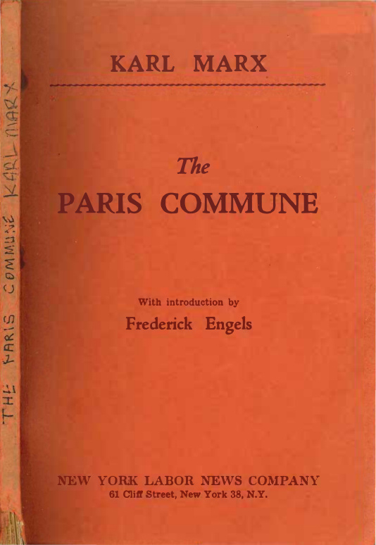 The Paris Commune PDF – Karl Marx
