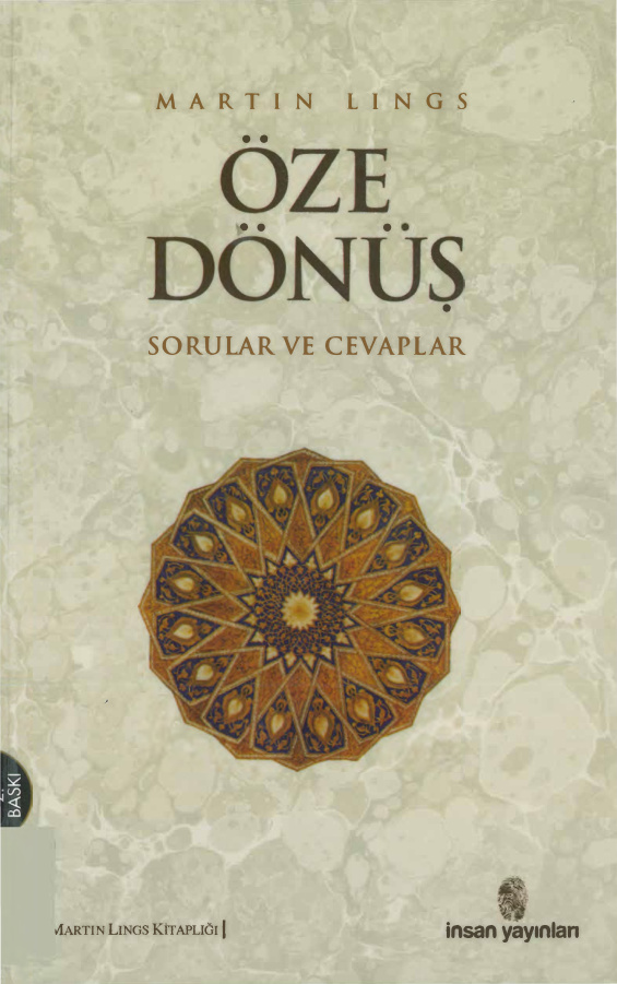 Öze Dönüş PDF – Martin Lings