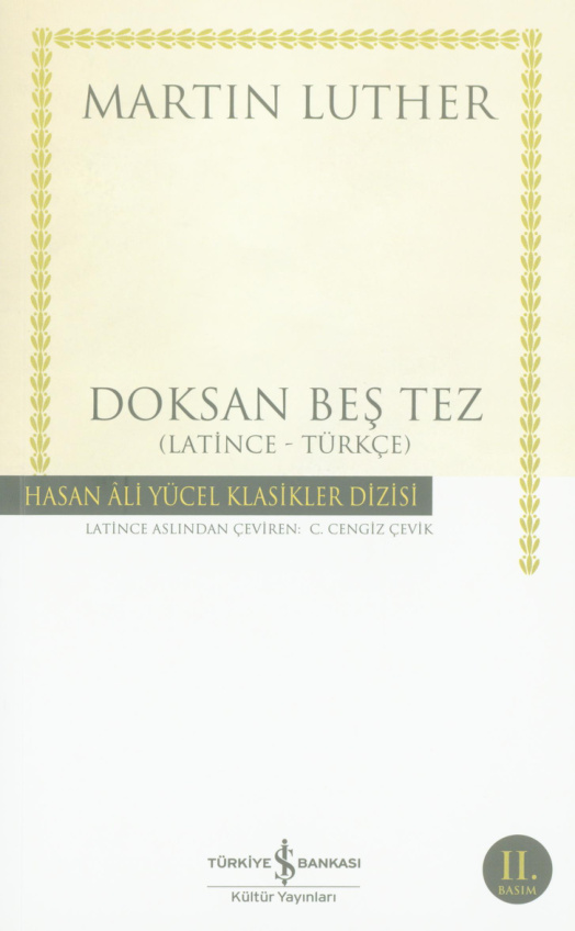 Doksan Beş Tez PDF – Martin Luther