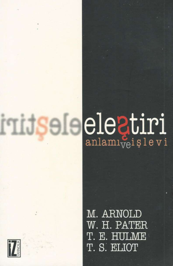 Eleştiri: Anlamı ve İşlevi PDF – Matthew Arnold