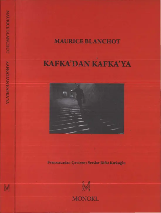 Maurice Blanchot Kafka'dan Kafka'ya Monokl Yayınları Kitap Kapağı