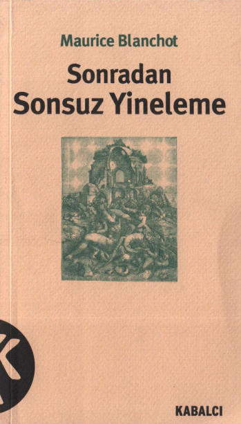 Sonradan Sonsuz Yineleme PDF – Maurice Blanchot