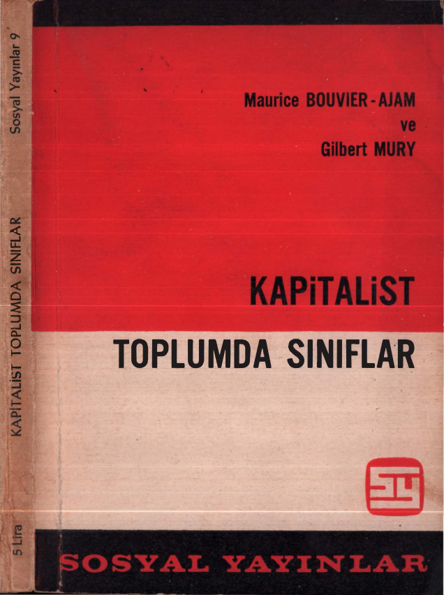 Kapitalist Toplumda Sınıflar PDF – Maurice Bouvier-Ajam, Gilbert Mury