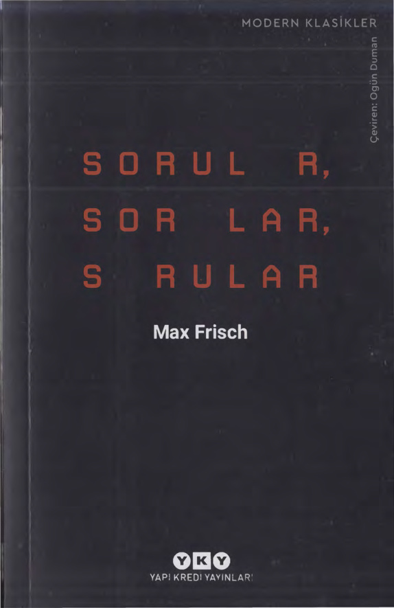 Sorular Sorular Sorular PDF – Max Frisch
