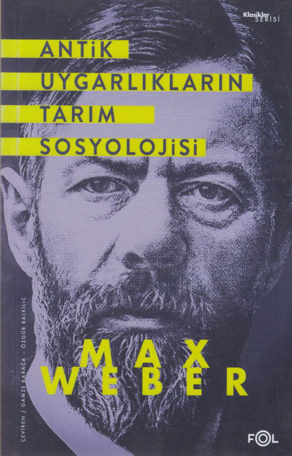 Antik Uygarlıkların Tarım Sosyolojisi PDF – Max Weber