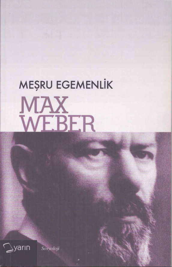 Meşru Egemenlik PDF – Max Weber