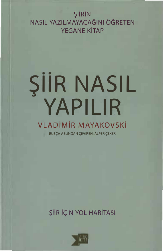 Şiir Nasıl Yapılır PDF – Vladimir Mayakovski