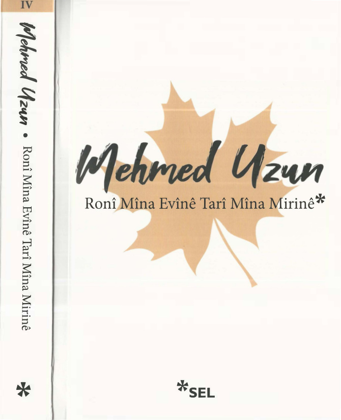 Mehmed Uzun Roni Mina Evine Tari Mina Mirine Sel Yayınları Kitap Kapağı