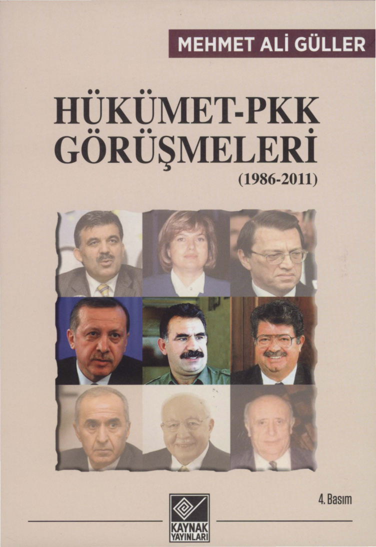 Hükümet-PKK Görüşmeleri 1986-2011 PDF – Mehmet Ali Güller
