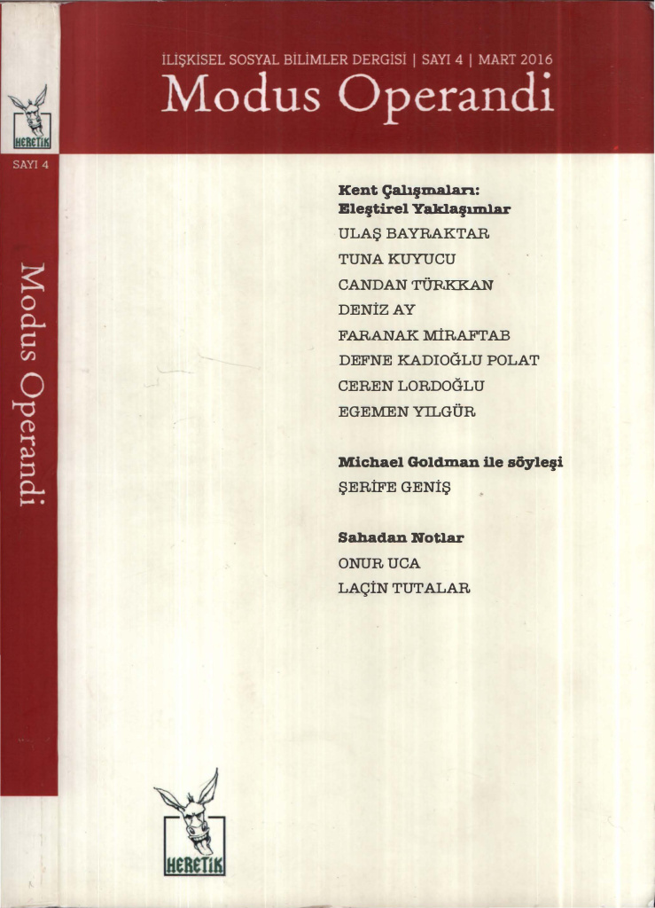 Modus Operandi Sayı 004 PDF – Kolektif
