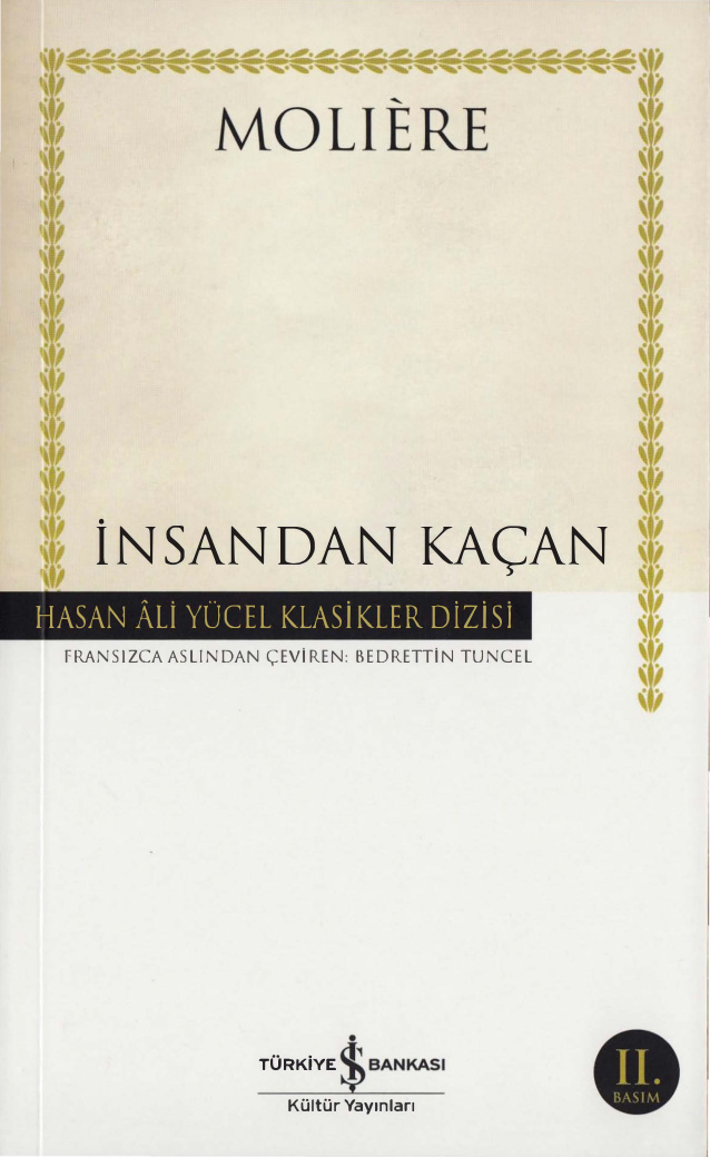 İnsandan Kaçan (İş Bankası) PDF – Molière
