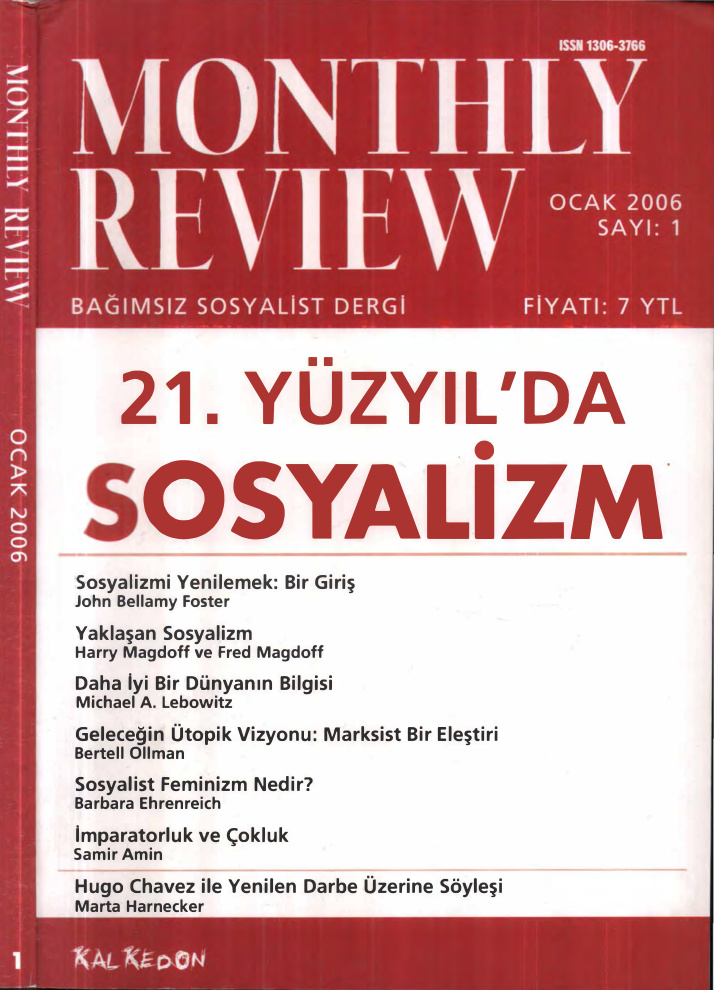 Monthly Review Sayı 01 Ocak 2006 PDF – Kolektif