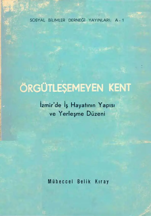 Örgütleşemeyen Kent PDF – Mübeccel Belik Kıray
