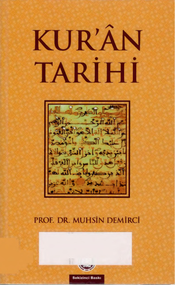 Kur’an Tarihi PDF – Muhsin Demirci