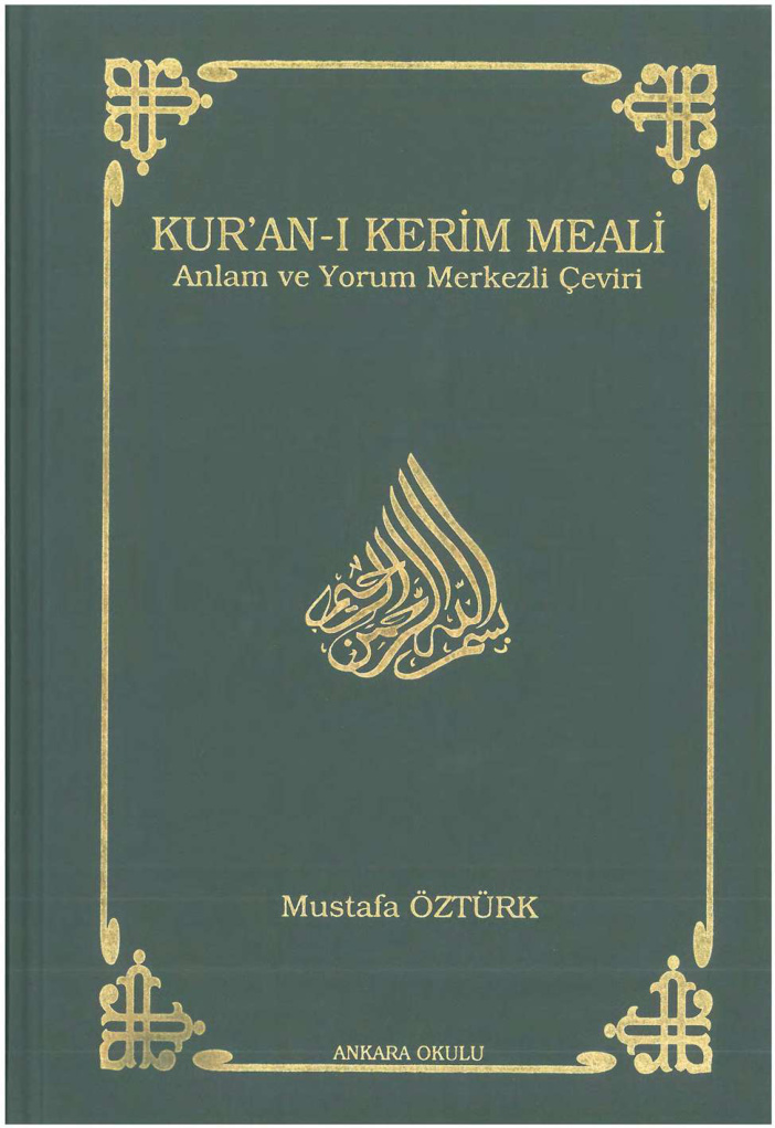 Kuranı Kerim Meali PDF – Mustafa Öztürk