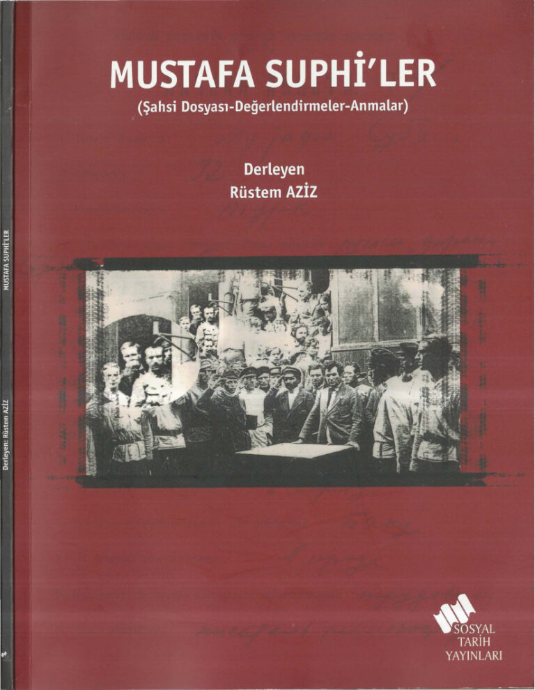 Mustafa Suphi'ler Sosyal Tarih Yayınları Kitap Kapağı